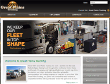 Tablet Screenshot of gptrucking.com